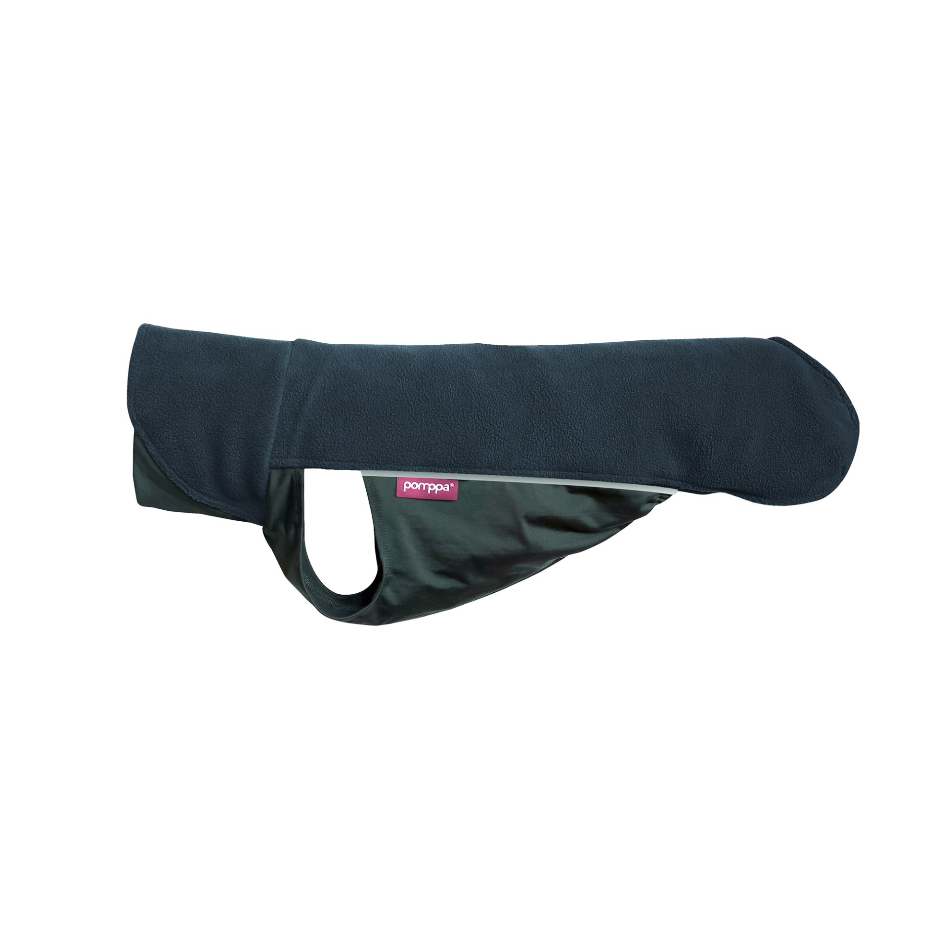 Pomppa Jumppa Fleece Pullover Midnight für Hunde – elastischer, wärmender Hundepullover