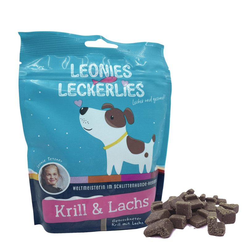 Leonies Leckerlis Krill & Lachs Hundesnack 125g von ICEPAW
