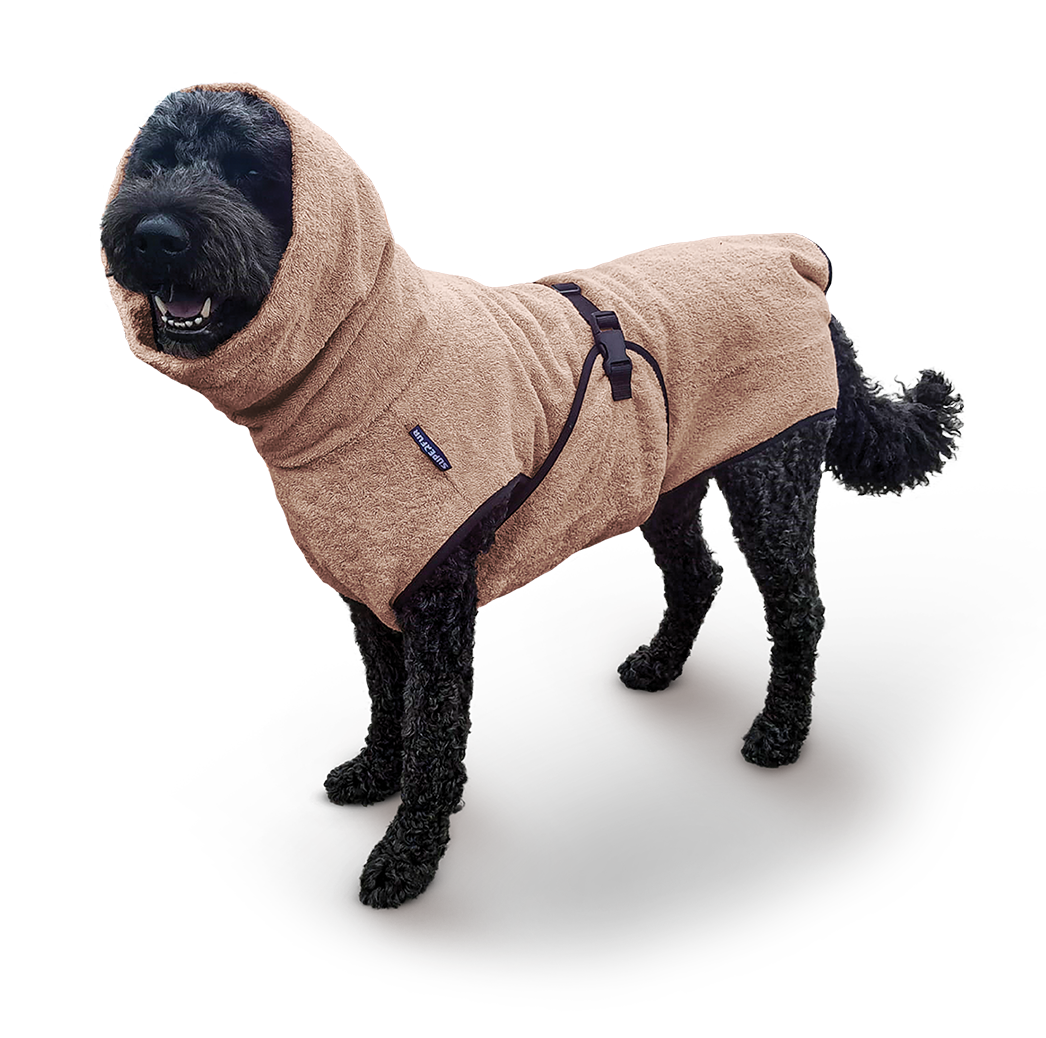 BAMBOO DRYCOAT Hundebademantel – Nachhaltig, weich und besonders saugfähig