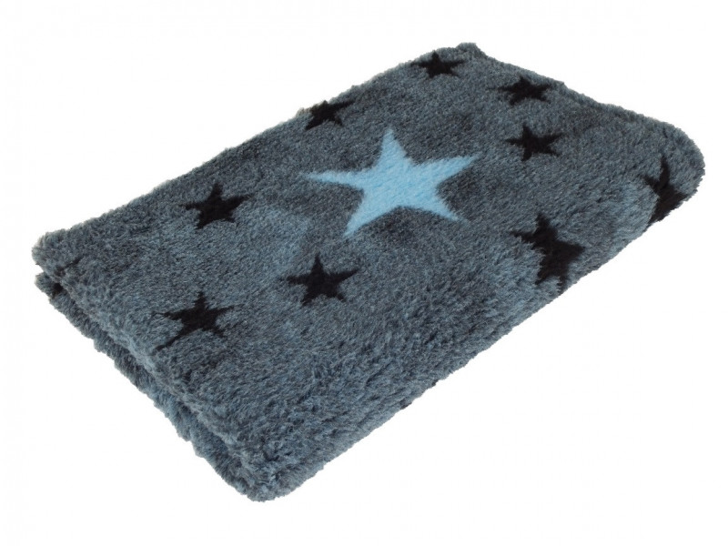Vetbed "große Sterne grau/blau"