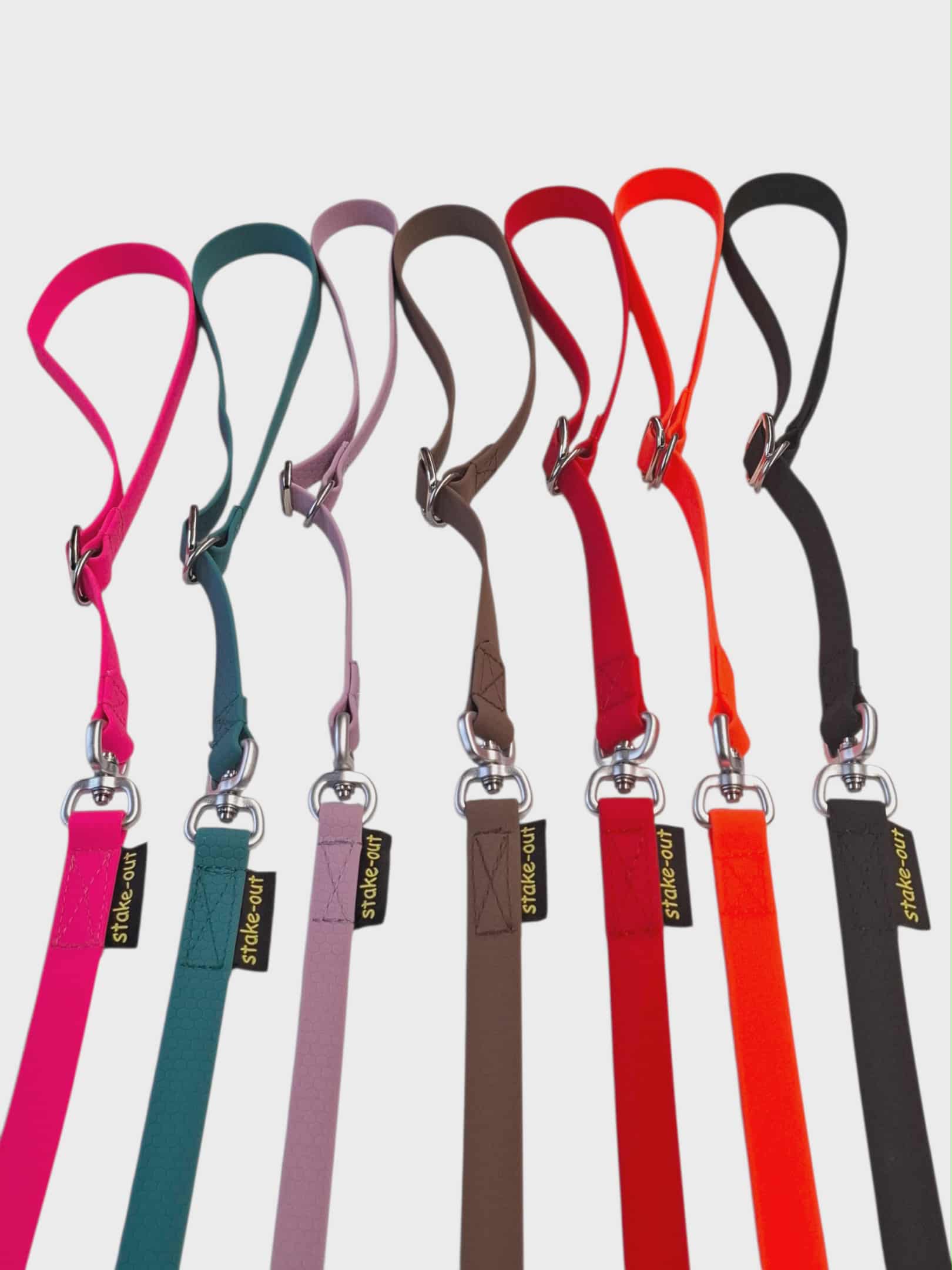 Retrieverleine aus Hexa in verschiedenen Farben – Detailansicht der Halsung