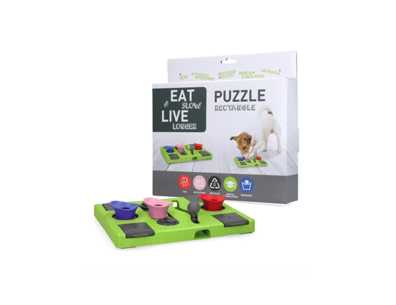 Fördernde Beschäftigung für kluge Nasen – Spielzeuge, Rätsel und Kauspielzeuge, die Hunde geistig fordern und Langeweile vorbeugen. Robuste Materialien und clevere Mechanismen