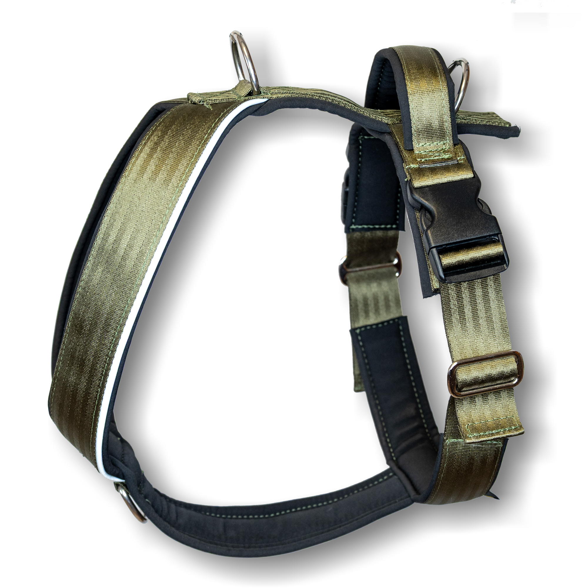 Softshell- und Zellkautschuk-Polsterung des EXTREM Geschirrs