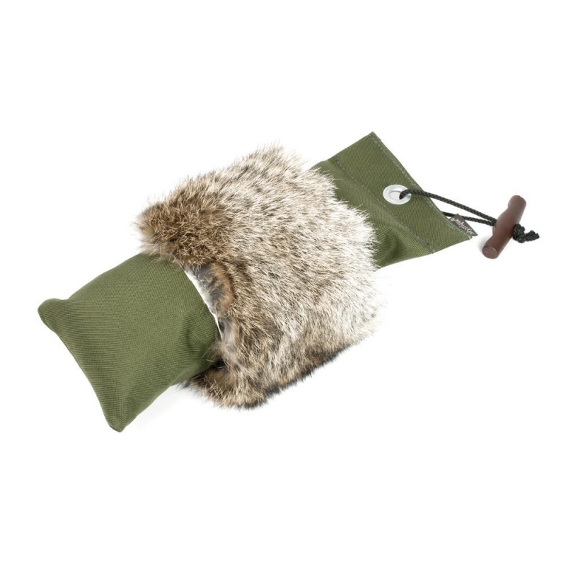 Pointer Dummy 1,5kg khaki mit Fell