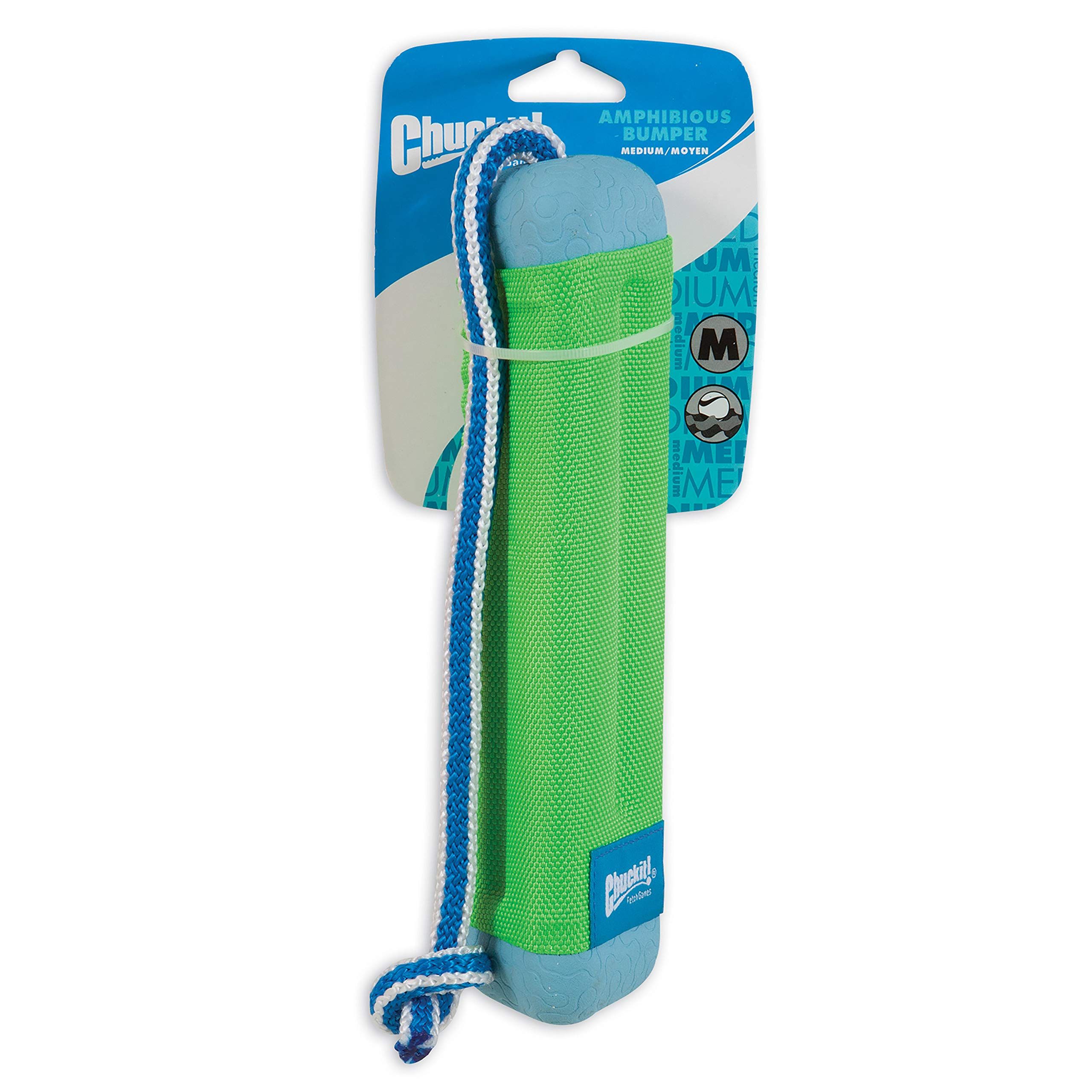 Chuckit! Amphibious Bumper in Grün – strapazierfähiges und schwimmfähiges Wurfspielzeug für Hunde, ideal für Wasserspiele und Training.