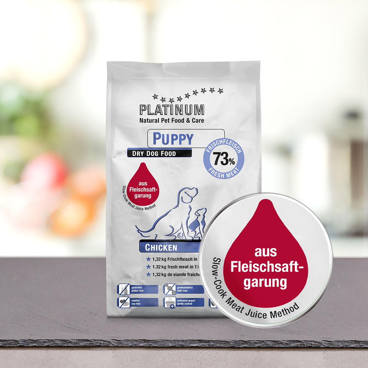 Kroketten Platinum Puppy Chicken fleischsaftgegart