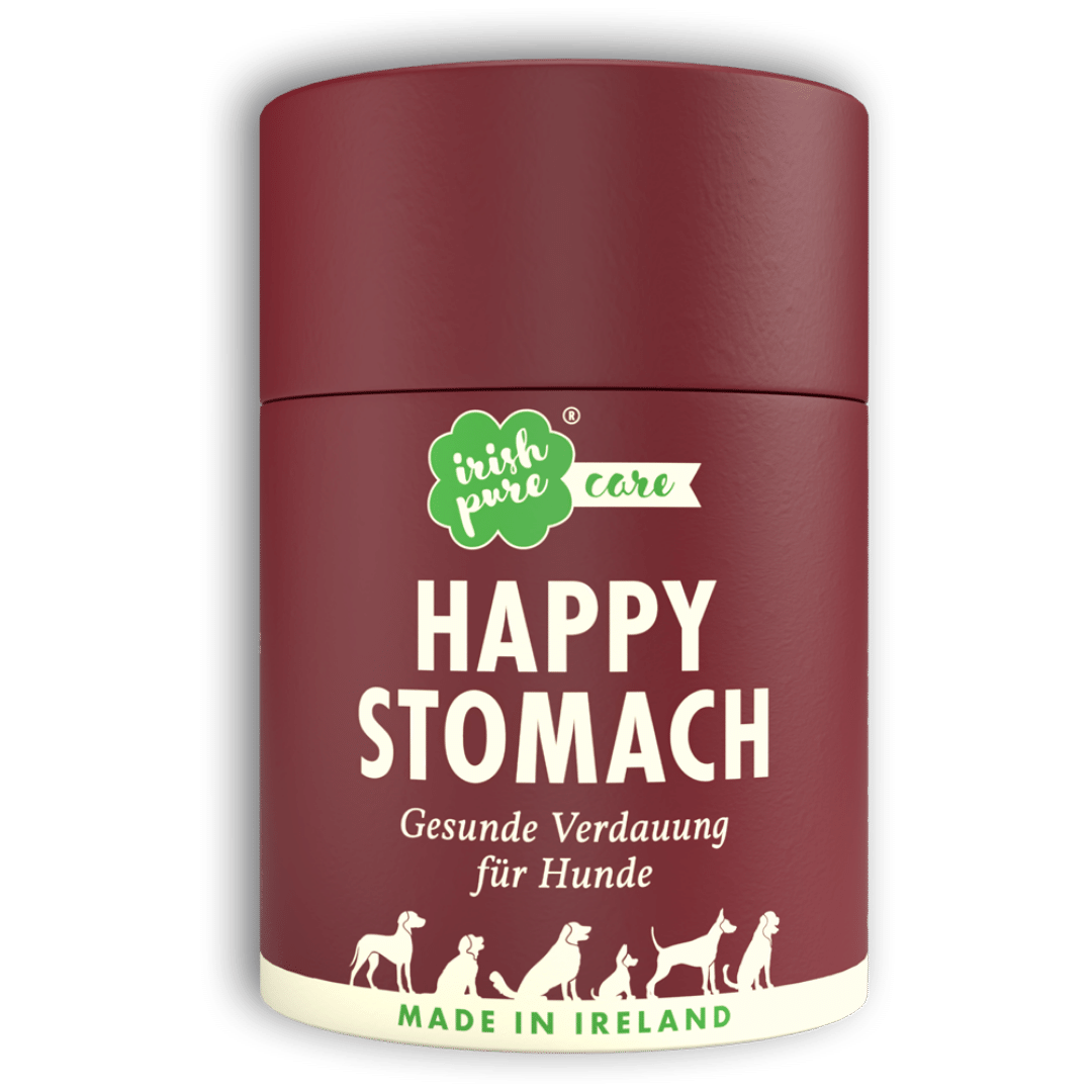Irish Pure Happy Stomach Nahrungsergänzungs-Snack für Hunde, 300 g Dose, Freisteller