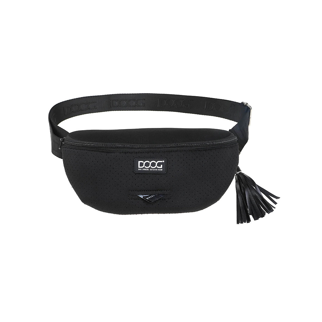 DOOG Gürteltasche in Schwarz – elegante Bauchtasche für Hundetraining und Spaziergänge