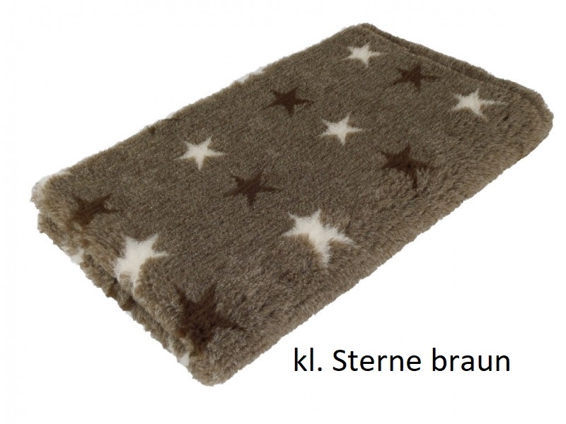 Vetbed "kleine Sterne braun"