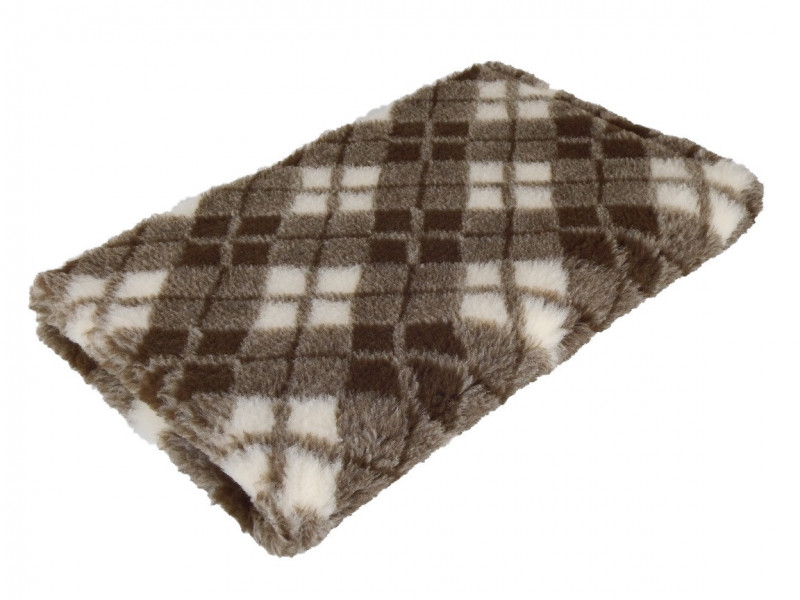 Vetbed kariert braun