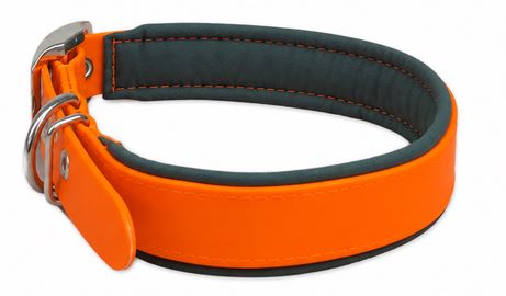 Biothane Halsband mit Softshell Polsterung