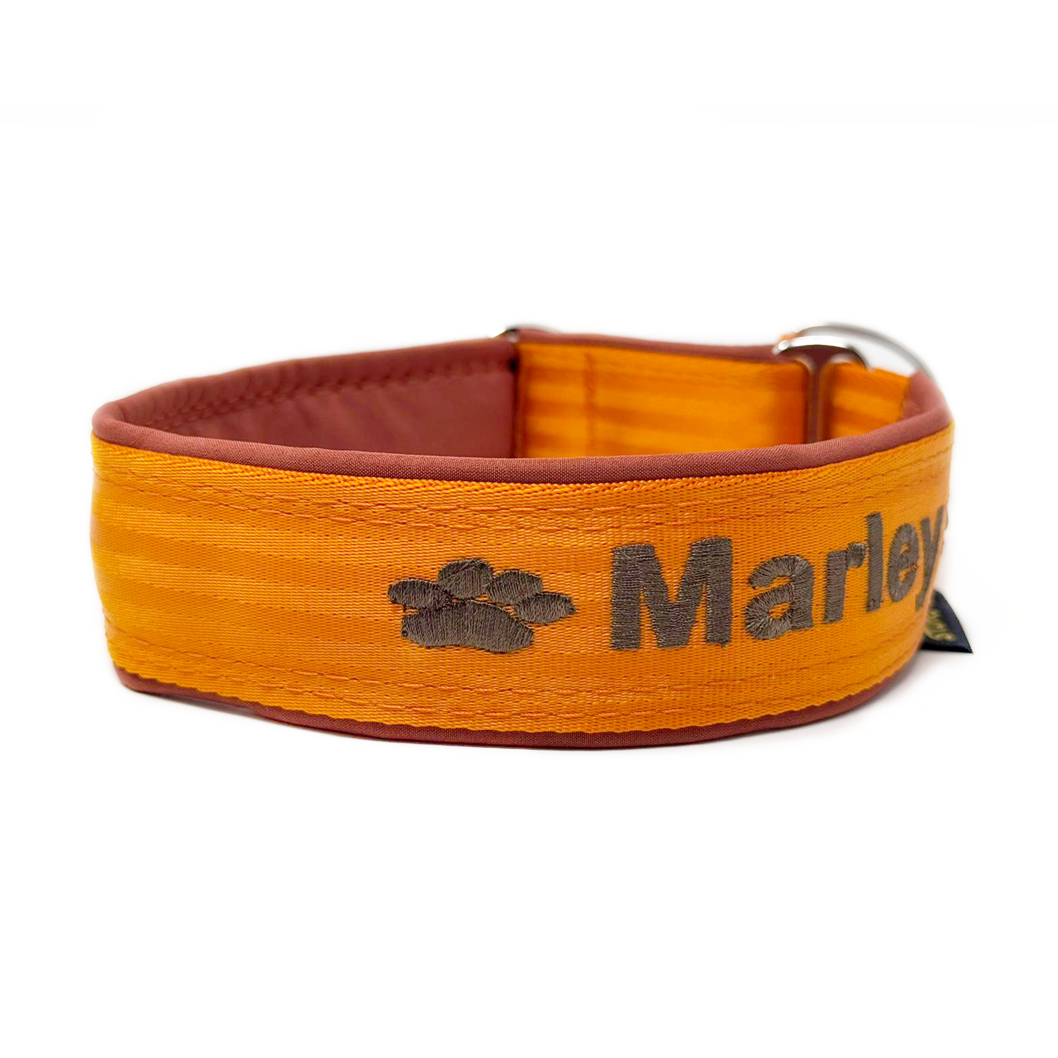 Extrem Zugstopp- Halsband - bestickt