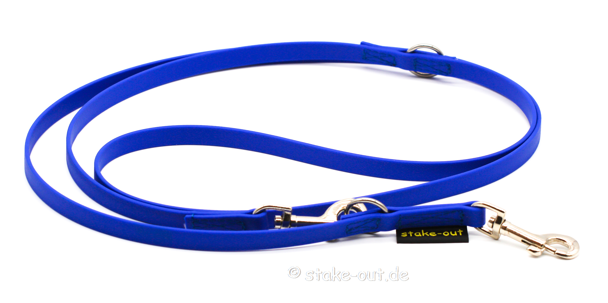 Verstellbare Biothane Hundeleine in Royalblau – 2m
