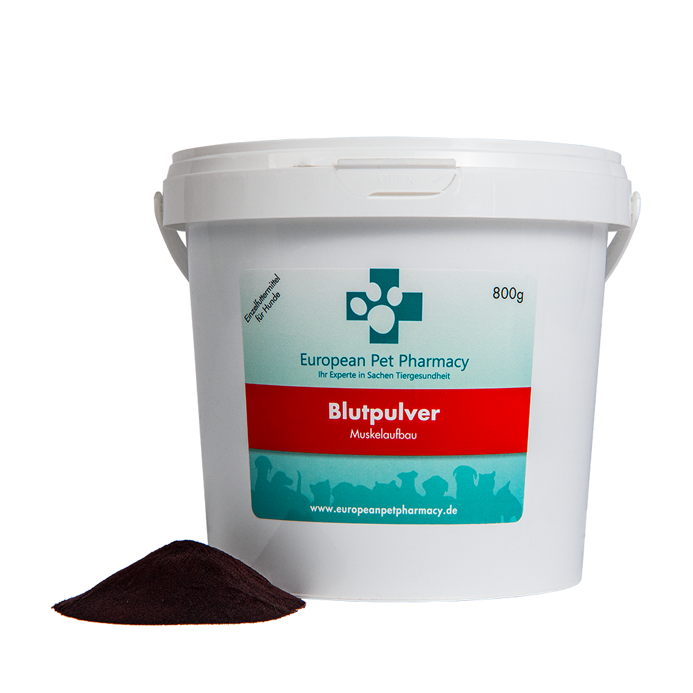 Blutpulver – Muskelaufbau für Hunde