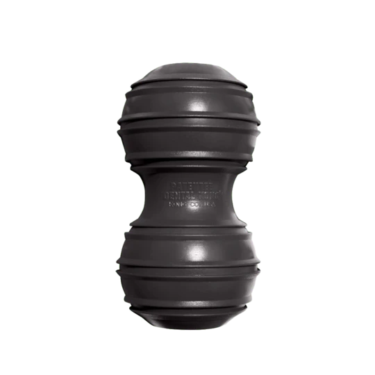 KONG Dental Large in Schwarz, robustes Hundespielzeug aus Naturgummi ohne Verpackung.