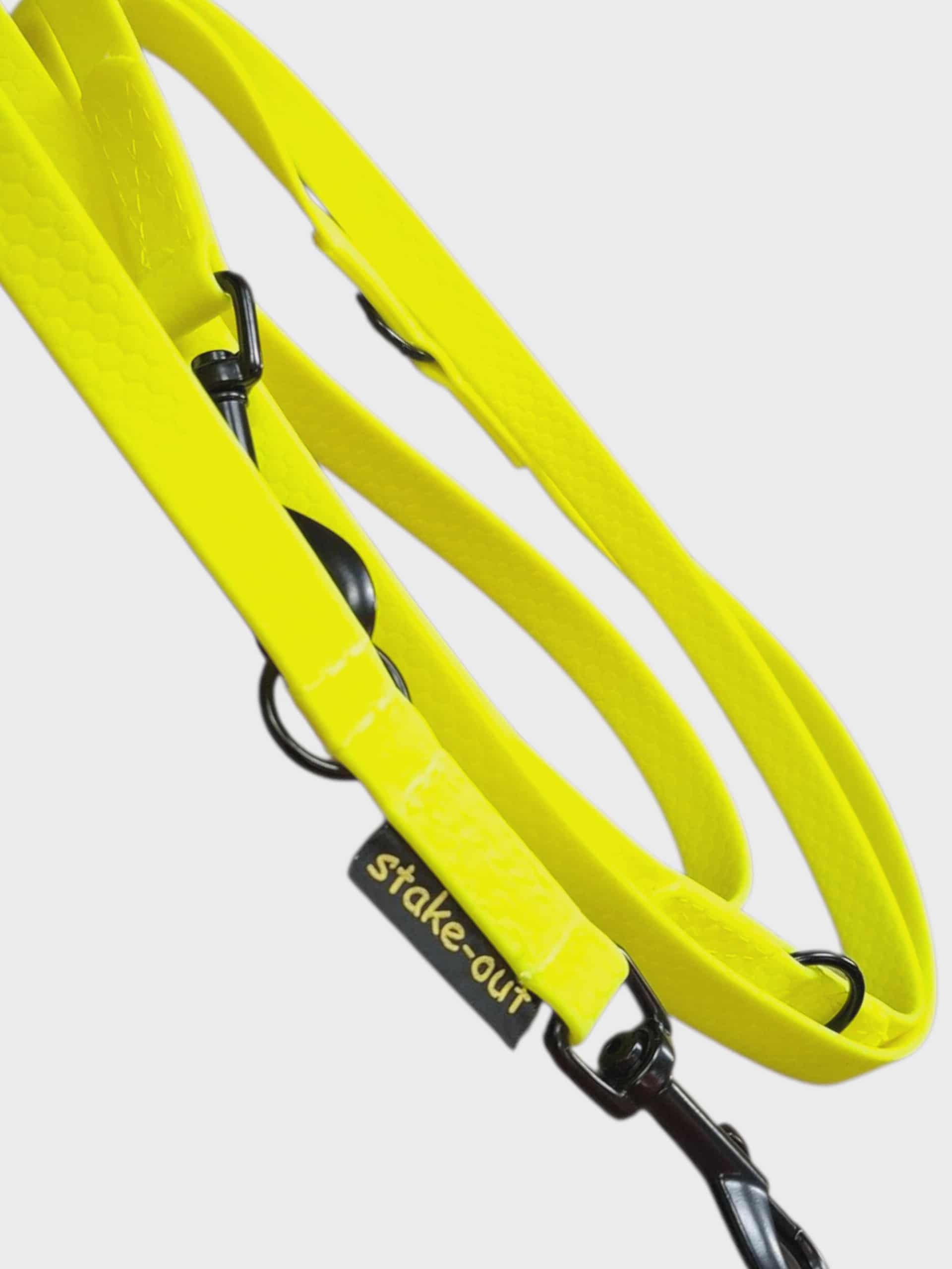 Stake-Out handgemachte verstellbare Hexa-Hundeleine – Karabiner Detail