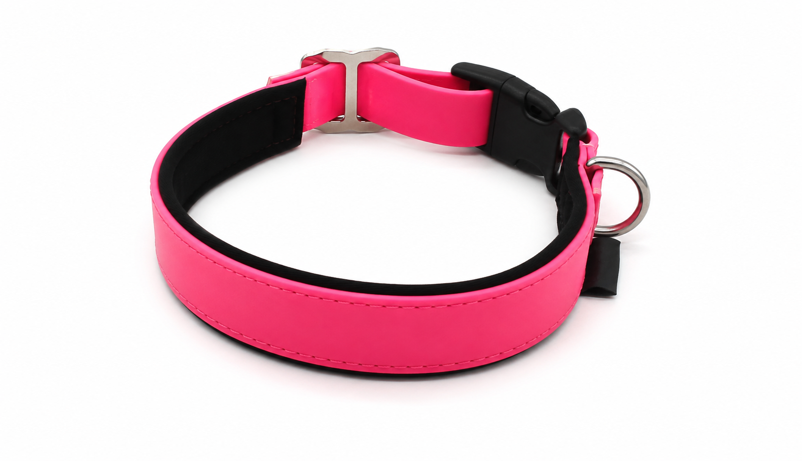 Biothane KLICK Halsband mit Softshell Polsterung