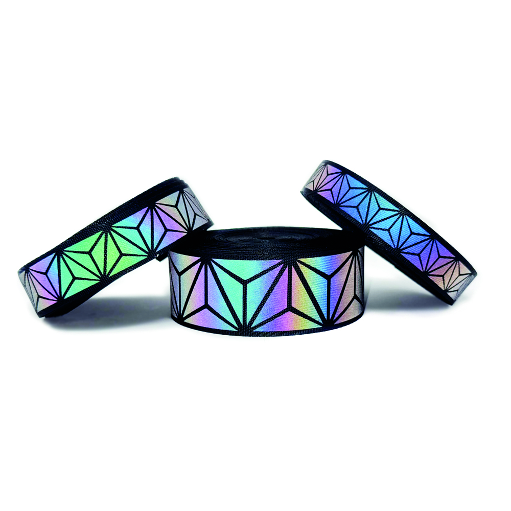 Verstellbare Leine Soft Rainbow Reflect