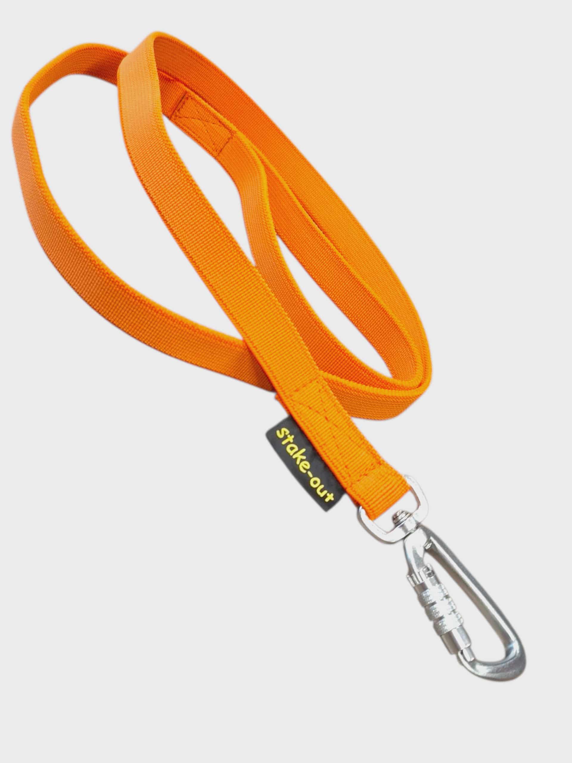 Stake-Out Bungee Leine Canicross in Orange