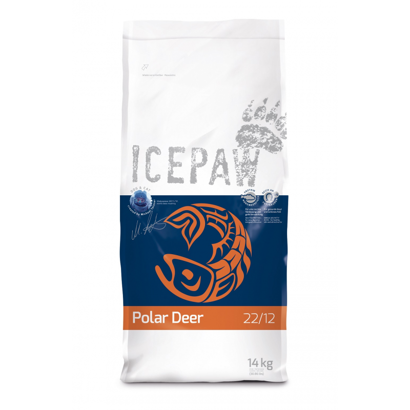 ICEPAW Polar Deer 14 kg Hirsch & Kartoffel Hundefutter getreidefrei