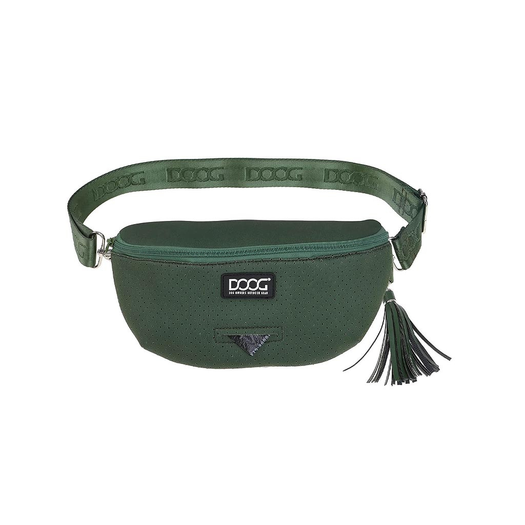 DOOG Gürteltasche in Grün – praktische Hüfttasche für Hundespaziergänge und Training