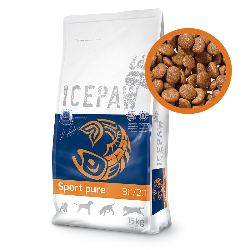 ICEPAW Sport Pure 14 kg Leistungsfutter für aktive Hunde