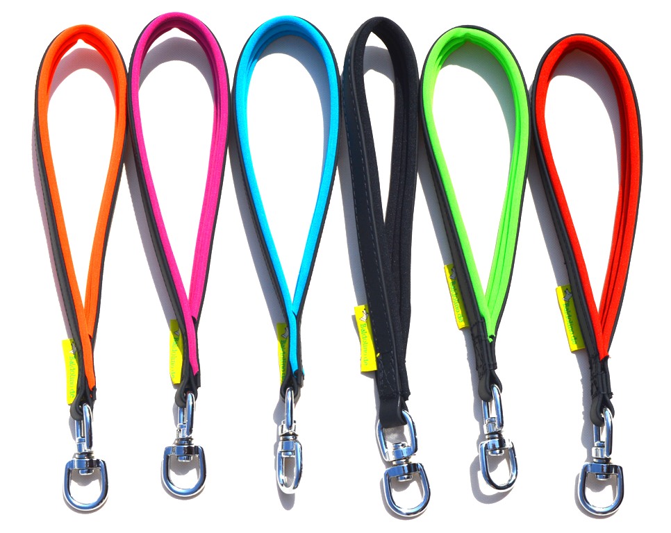 Baldolino Biothane Handschlaufen in verschiedenen Farben mit Drehwirbel und Polsterung