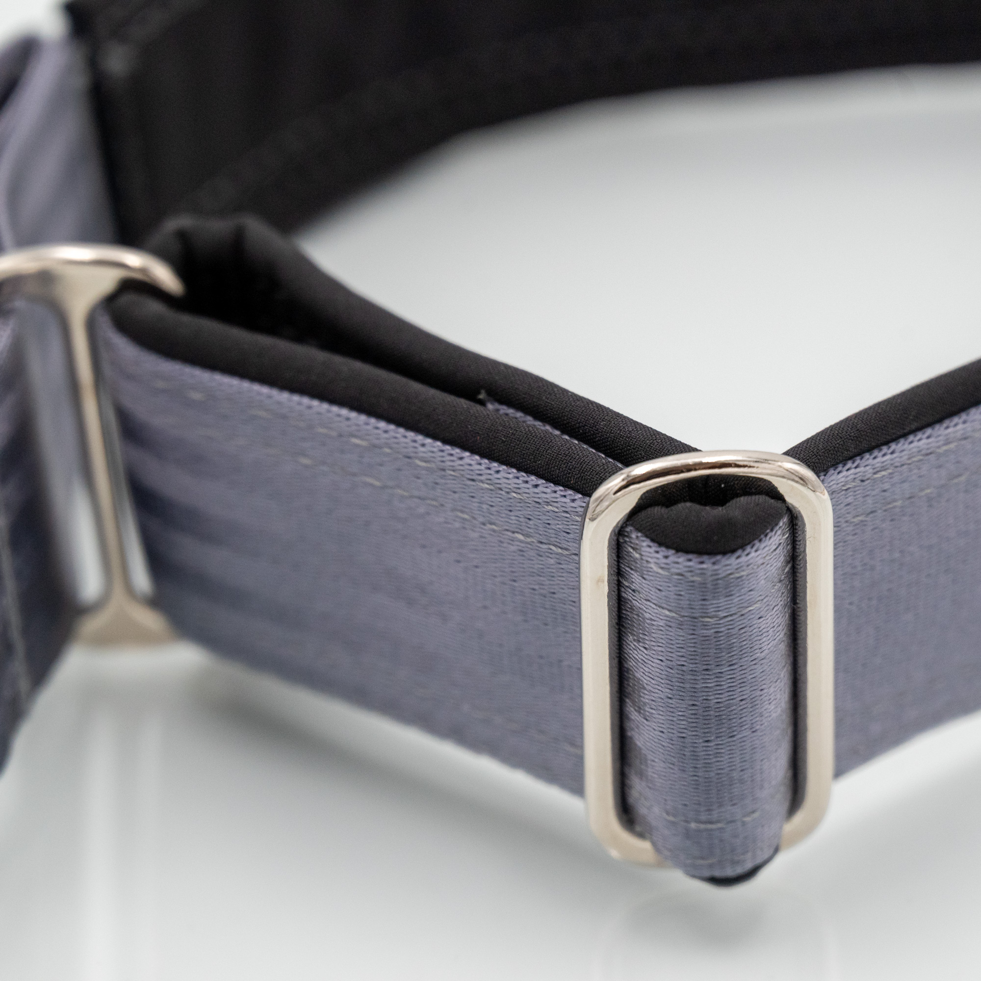 Innenliegende Softshell-Polsterung am Zugstopp-Hundehalsband – Nahaufnahme_var2