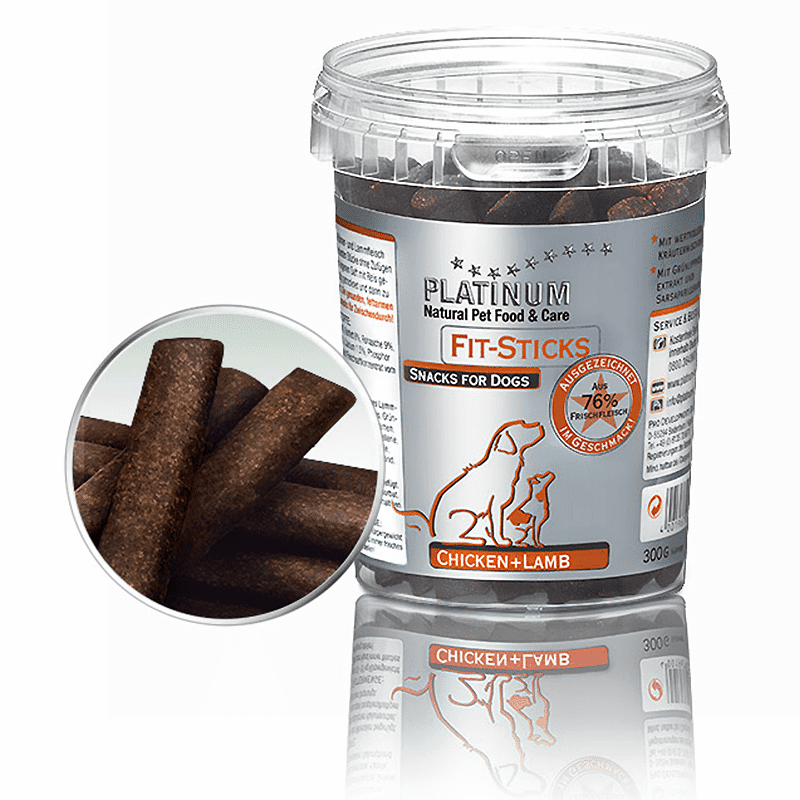 Platinum Fit Sticks Chicken & Lamb weiche Hundesnacks mit frischem Fleisch