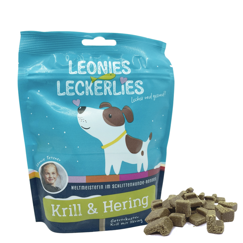 Leonies Leckerlis Krill & Hering Trainingssnack 125g für Hunde