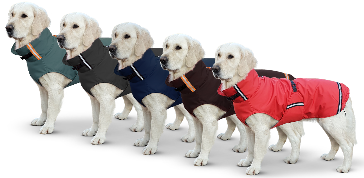 SuperFurDogs Mantel RAINY (mit Fleece gefüttert)