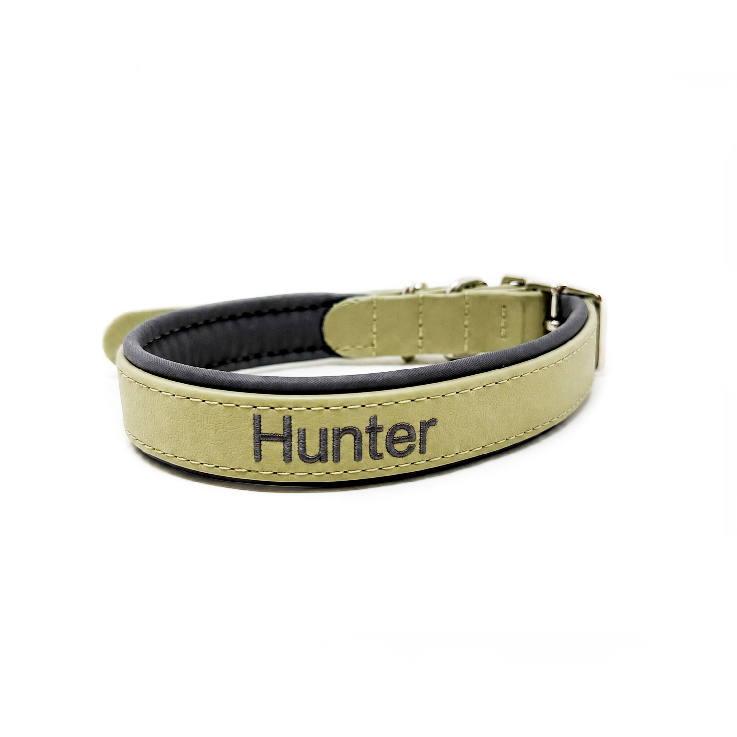 PawTex Gürtelhalsband - bestickt