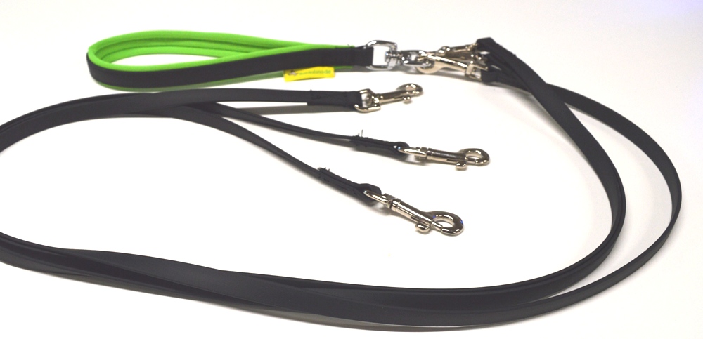 Baldolino Drillingsleine aus Biothane mit Drehgelenk und Neopren-Handschlaufe