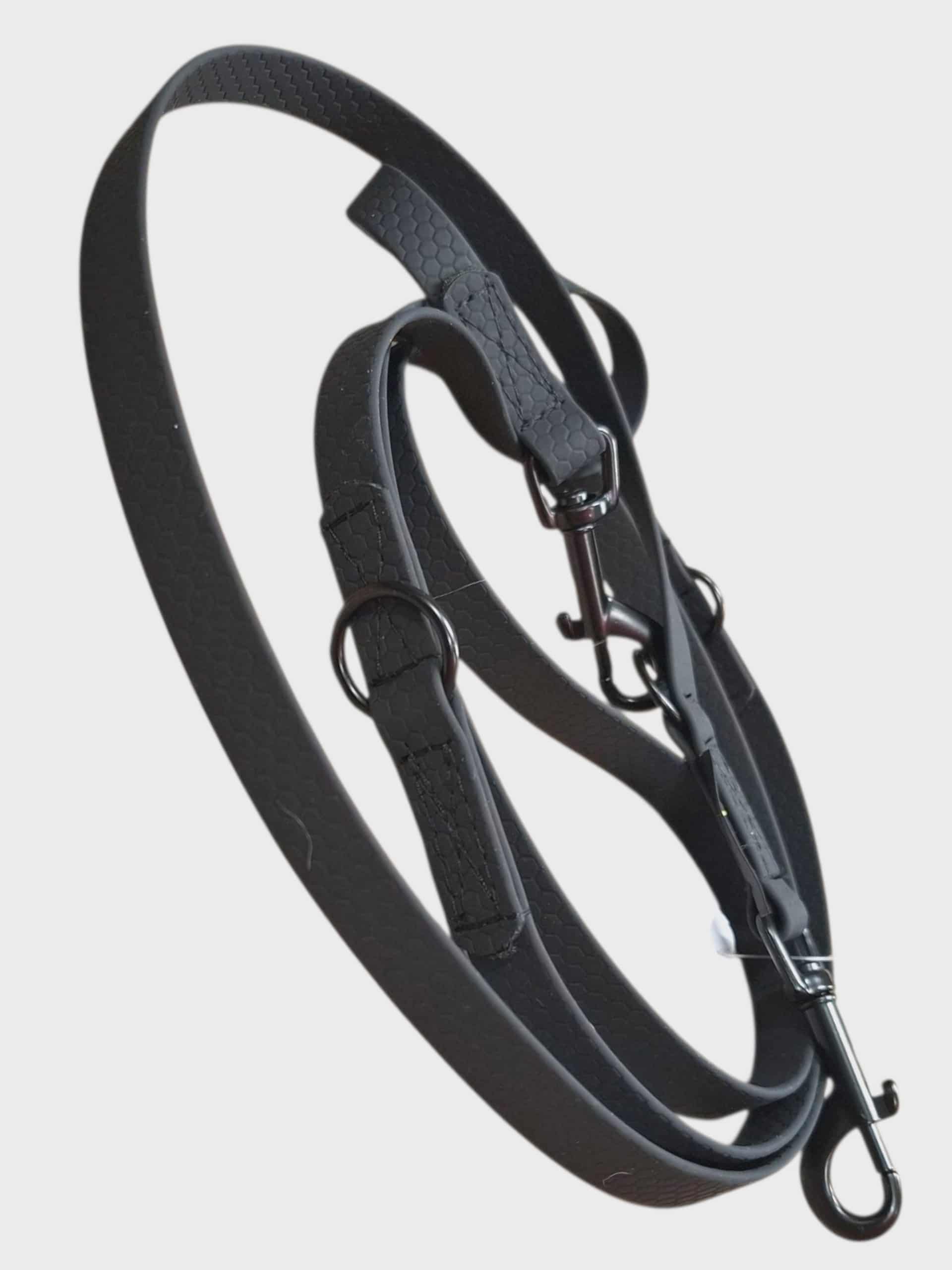 Stake-Out handgemachte verstellbare Hexa-Hundeleine – Karabiner Detail