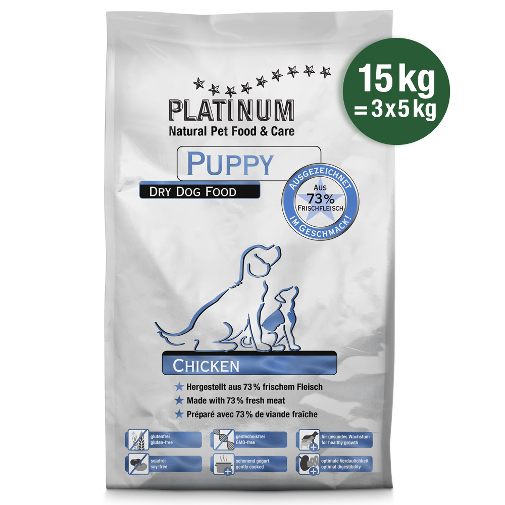 Puppy Chicken 15 Kg Puppy Chicken Platinum Tiernahrung Stake
