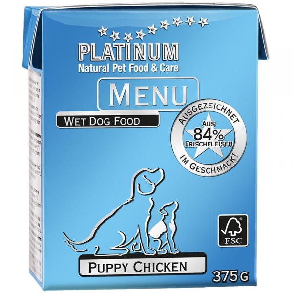 Menü Puppy Chicken 375g (Staffelpreis)
