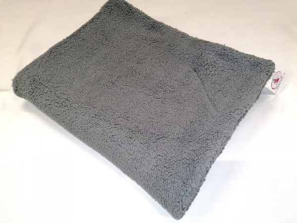 Faserpelz Hundedecke 97cm x 82cm grau