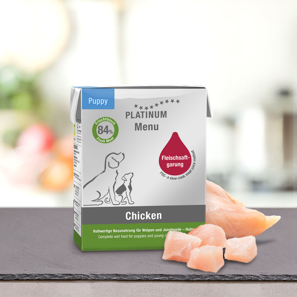 Menü Puppy Chicken 375g (Staffelpreis)