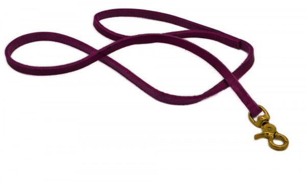 Fettlederleine 1m, pink, (B-Ware) LL3