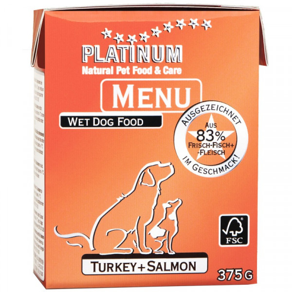 Menü Turkey & Salmon 375g (Staffelpreis)