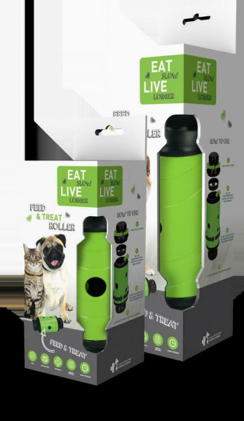 Eat Slow Live Longer Feed and Treat Roller