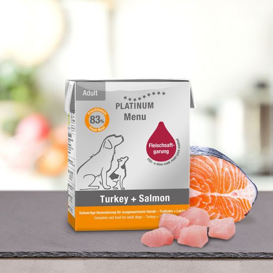 Menü Turkey & Salmon 375g (Staffelpreis)
